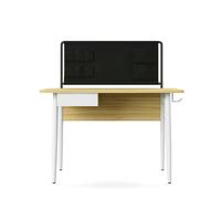 Freemont Desk with Storage Backboard by Alphason