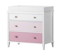 Dorel Home Furnishings LS Monarch Hill Poppy 3DRW Changing Table Pink