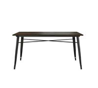 Dorel Home Fusion Rectangular Dining Table in Black - Black