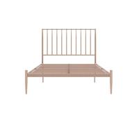 Dorel Home Giulia Modern Metal Bed Millennial Pink - King