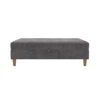 Hartford Storage Ottoman - Grey Chenille by Dorel