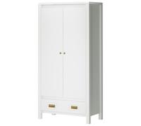 Dorel Home Haven Wardrobe with 1 Drawer 2 Doors White - White