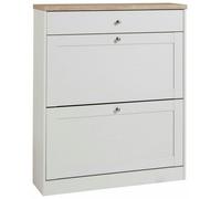 Dorel Home HEIDE Shoe Chest 2FL1DR WS.Oak - White