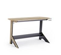 Dorel Home Jersey Writing Office Desk In Black / Oak Look
