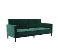 Dorel Home - Liam Sofa Bed in Velvet Green - Green