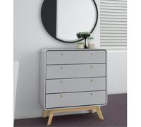 Dorel Home Loft24 Cassie Chest with 4 Drawers Grey - Grey