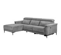 Dorel Home Lund 3-Seater Electric Recliner Sofa (Grey Corduroy) - Grey