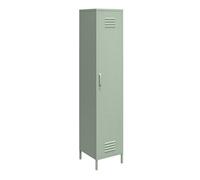 Dorel Home Mission District Metal Cabinet With 1 Door Pale Green