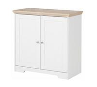 Dorel Home Nanna Sideboard 2D White Honeyiteoak 3D