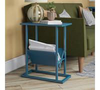 Dorel Home Novogratz Regal End Table In Blue / Metal Frame