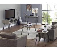 Dorel Home Owen Retro Coffee Table In Rustic Oak Look