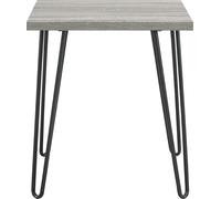 Dorel Owen Retro End Table Distressed Grey Oak, Grey