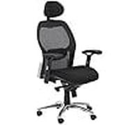 Dorel Home Portland office chair with black mesh back - Black
