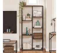Dorel Home Quincy 5 Shelf Bookcase Weathered Oak
