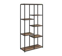 Dorel Home Quincy 5 Shelf Bookcase Weathered Oak - Brown