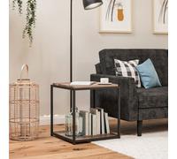Dorel Home Quincy End Table Weathered Oak