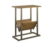 Dorel Home Regal End Table in Walnut Look - Brown