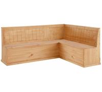 Dorel Home Sara Corner Bench L Stain Wax 202x162x90cm - Brown