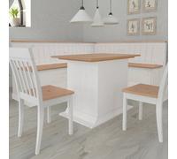 Dorel Home Sara Corner Bench L White Honey