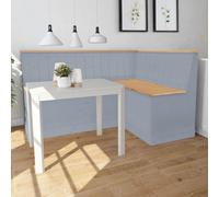 Dorel Home Sara Kitchen Corner Bench S In Grey Wax