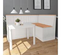 Dorel Home Sara Kitchen Corner Bench S In White Wax