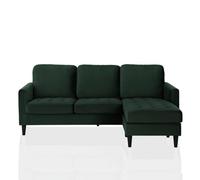 Dorel Home Strummer Reversible Sectional Sofa Green