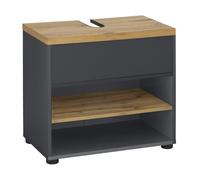 Dorel Home Thessa Sink Cabinet 60 1FL AnthrOak60x35x57cm - Grey