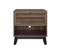 Dorel Vaughn Accent Table - Walnut, Brown