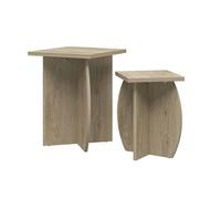 Dorel Home Voler End Table Light Oak Set of 2 - Brown