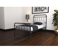 Dorel Home Wallace Metal Bed Black, Single