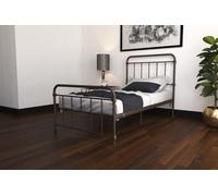Dorel Home Wallace Metal Bed Bronze Look, Single