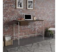 Dorel Home Webster Computer Desk With 1 Drawer In Walnut Look