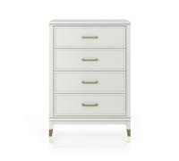 Dorel Home Westerleigh 4 Drawer Dresser White - White