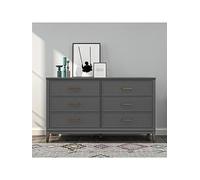 Dorel Home Westerleigh 6 Drawer Dresser Grey