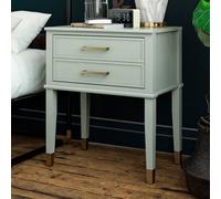 Dorel Home Westerleigh Single Drawer Green End Table - Size: 72 x 60 x 40cm - Wilko
