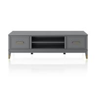 Dorel Westerleigh Tv-Stand With Doors In Graphite Grey