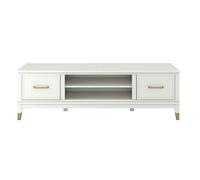 Dorel Home Westerleigh TV-Stand with Doors in White - White