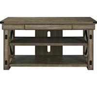 Dorel Home WILDWOOD WOOD VENEER TV STAND 50 RUSTIC GREY - Grey