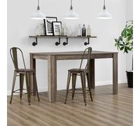 Dorel Luxor Pair of Metal Bar Stool - Bronze