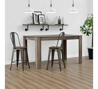 Dorel Luxor Pair of Metal Bar Stool - Copper