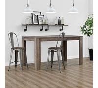 Dorel Luxor Pair of Metal Bar Stool - Gun Metal