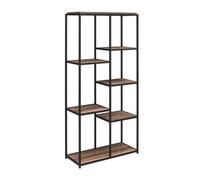 Dorel Quincy 5 Shelf Bookcase Weathered Oak, Brown
