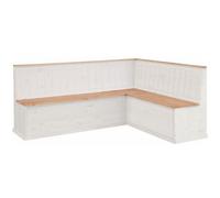 Dorel Sara Corner Bench L White Honey