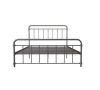 Dorel Wallace Metal Bed King Bronze, Gold