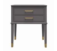 Dorel Cl Westerleigh End Table Graphite Grey, Grey