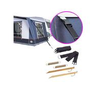Dorema Safe Lock System Kit Caravan Awning Storm / Tie Down Kit & Storm Pegs