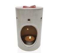 Dorephine Melt Wax Warmer & Oil Burner, Ceramic Candle Burner as Aroma Diffuser,Flames Melter for Home, Romantic Gift for Home Office Decor