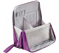 Doresty Makeup Bag, Large Capacity Standing Makeup Bag, Portable, Vertical Large Opening Waterproof Multifunctional Make Up Bags with Compartments, for Women and Men