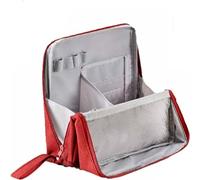 Doresty Makeup Bag, Large Capacity Standing Makeup Bag, Portable, Vertical Large Opening Waterproof Multifunctional Make Up Bags with Compartments, for Women and Men
