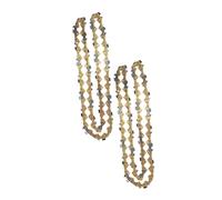 DORFEY 10 Inch Chainsaw Chain with Replacement Guide Bar 3/8" LP Pitch .050" Gauge 40 Drive Links Garden Tool Parts for Remington(2Pcs 10-inch Chain)